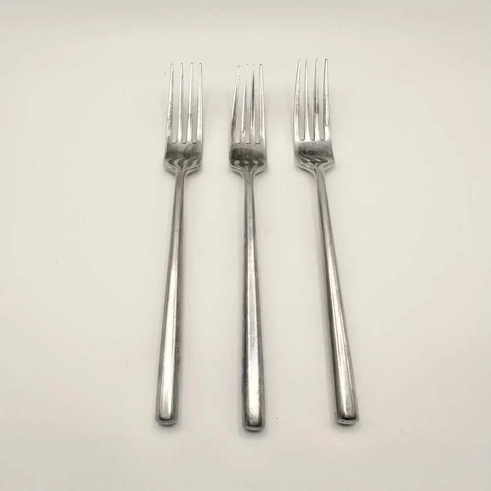 Stanley Roberts Korea York SRBYOR Set of 3 Salad Forks Dinner Forks Oval Spoons
